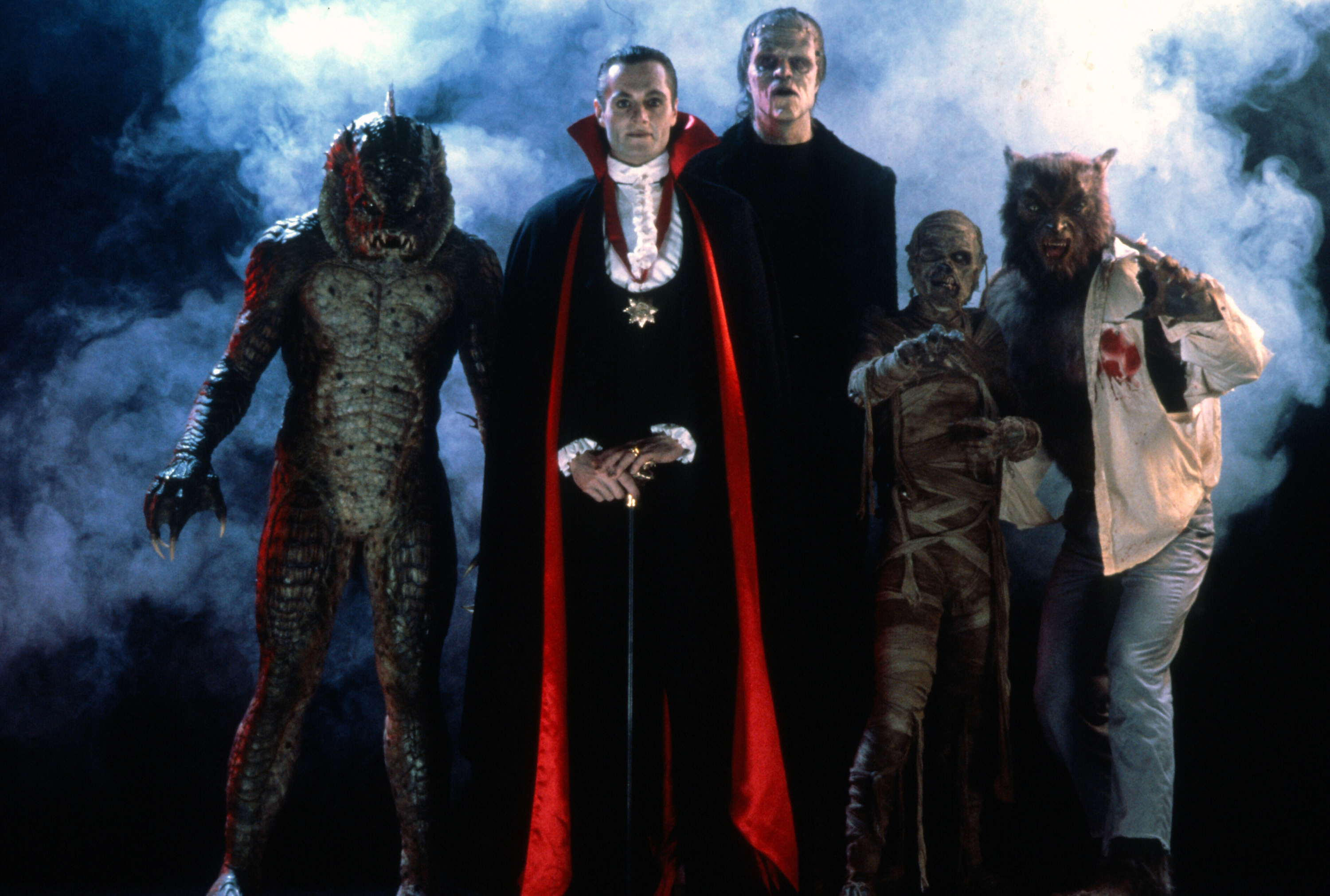 The Creature from the Black Lagoon, Dracula, The Wolfman, Frankenstein's Monster and The Mummy in The Monster Squad.